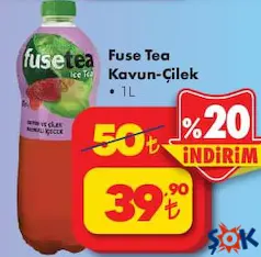 FUSE TEA KAVUN-ÇİLEK SOĞUK ÇAY 1 L FUSE TEA KAVUN-ÇİLEK SOĞUK ÇAY 1 L